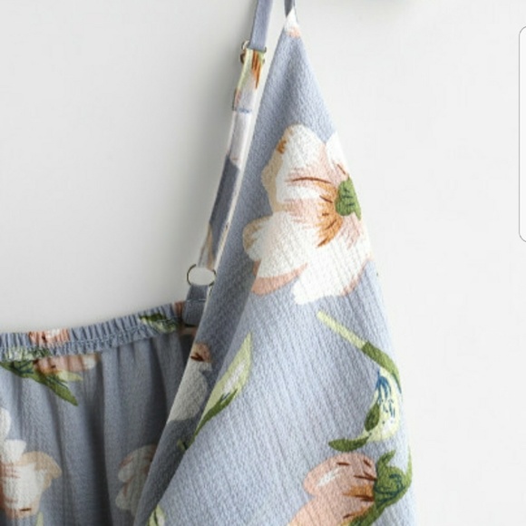 New Floral Front Tie Romper - Picture 2 of 6